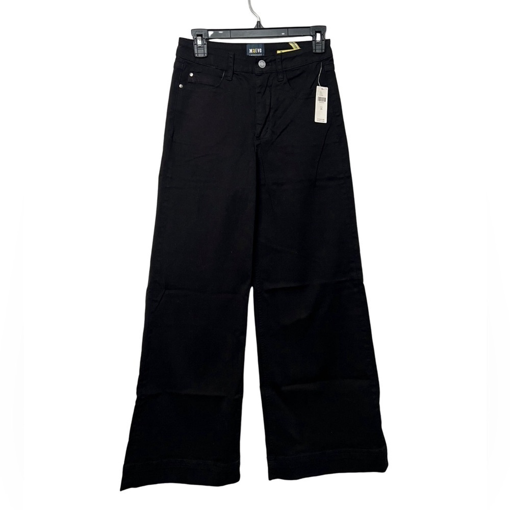 Anthropologie Maeve Lily Wide Leg Jean Black Size 26